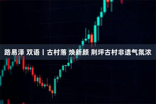 路易泽 双语丨古村落 焕新颜 荆坪古村非遗气氛浓