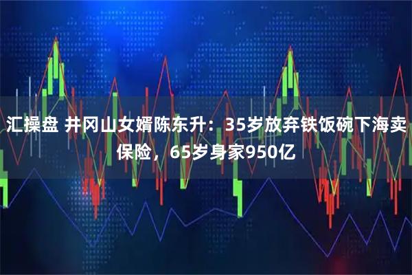 汇操盘 井冈山女婿陈东升：35岁放弃铁饭碗下海卖保险，65岁身家950亿